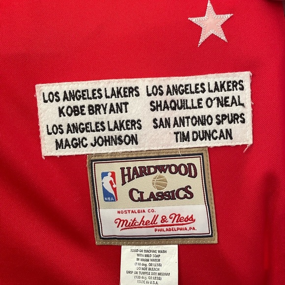 Mitchell & Ness Red Hardwood Classics Patch - Picture 2 of 2